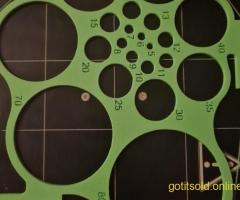 Hole Sizer, Template, Circle Template 5mm To 80mm